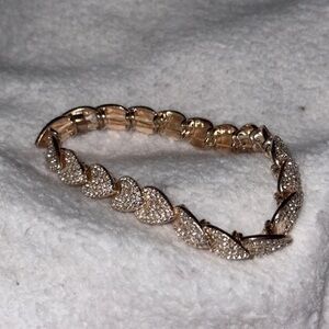Diamond Heart Stretch Bracelet
